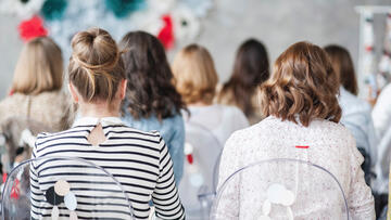 Teilnehmerinnen einer Veranstaltung